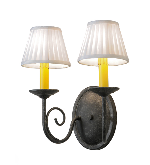 12" Wide Jenna 2 Light Wall Sconce | 149030