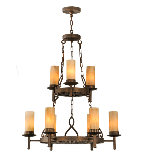 31" Wide Newcastle 9 LT Two Tier Chandelier | 149564
