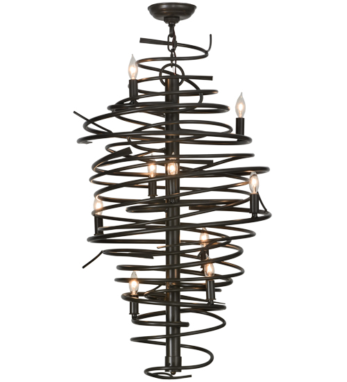 21"W Cyclone 9 LT Chandelier | 152135