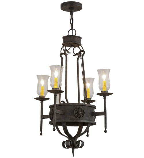24" Wide Lorenzo 4 Light Chandelier | 156470