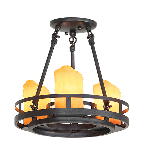 12" Wide Barbury 3 LT Semi-Flushmount | 157815