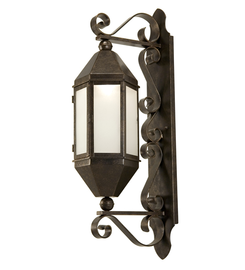10" Wide Plaza Lantern Wall Sconce | 158273