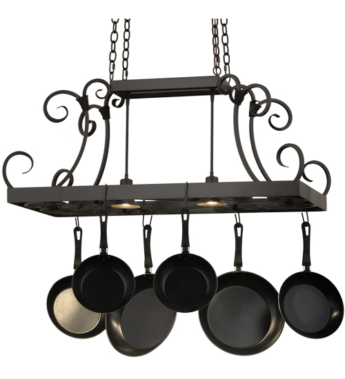 43" Long Caiden 2 Light Pot Rack | 158845