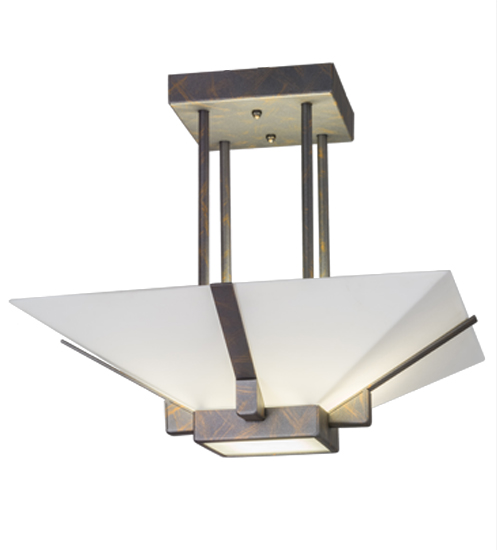 20"Sq Grayling Semi-Flushmount | 159508