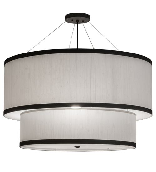 36"W Cilindro 2 Tier Textrene Pendant | 167053