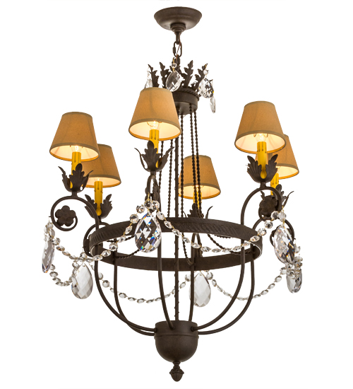 28"W Antonia 6 LT Chandelier | 167786