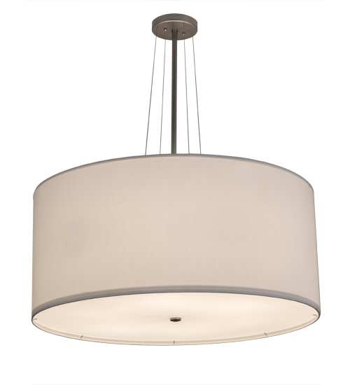 36"W Cilindro White Textrene Pendant | 171176