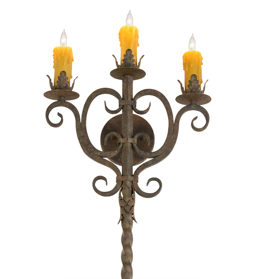 16" Wide Palmira 3 Light Wall Sconce | 177813