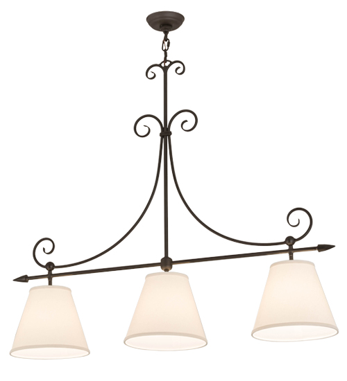 42"L Marselle Textrene 3 LT Island Pendant | 178065