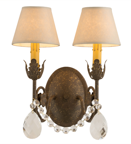 12" Wide Antonia 2 Light Wall Sconce | 180854