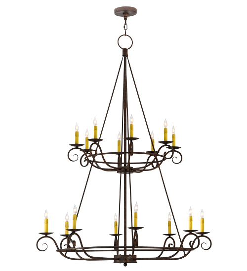 45"W Estrella 16 LT Two Tier Chandelier | 180961