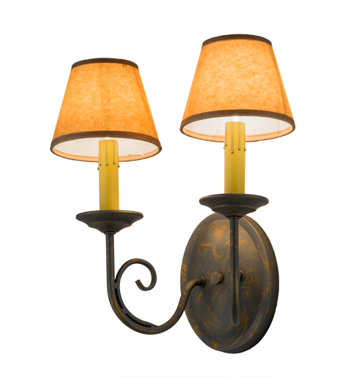 12" Wide Jenna 2 Light Wall Sconce | 182592