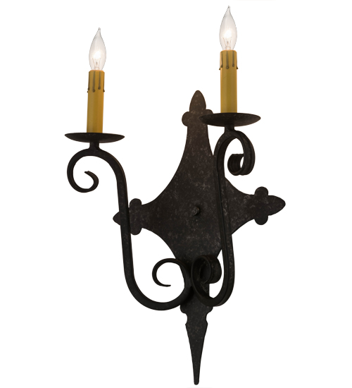 12"W Angelique 2 LT Wall Sconce | 183262