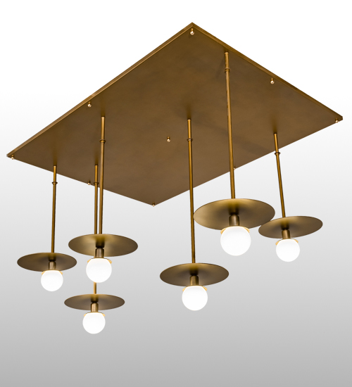 75" Long Bola Plato 6 Light Cascading Pendant | 188598