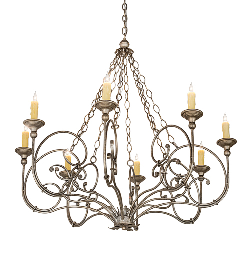 42" Wide Rachelle 8 Light Chandelier | 193952