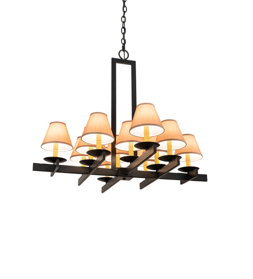 36" Wide Dante 12 Light Chandelier | 202912