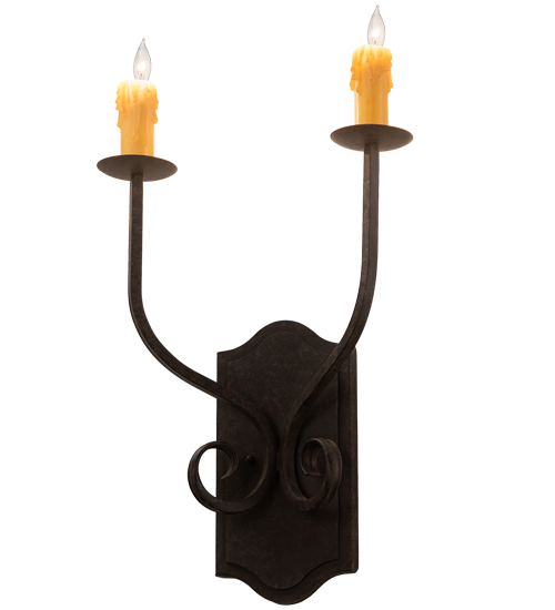 14" Wide Samuel 2 Light Wall Sconce | 204028