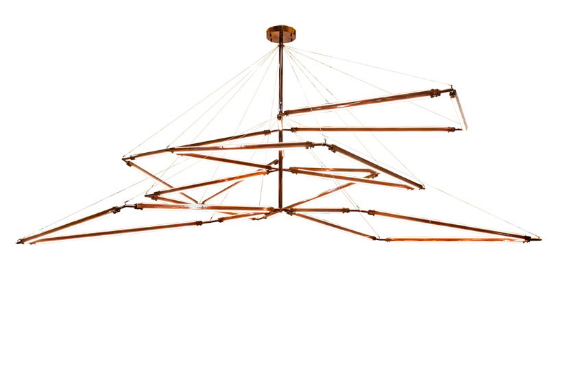 216" Wide Isotope Chandelier | 210950