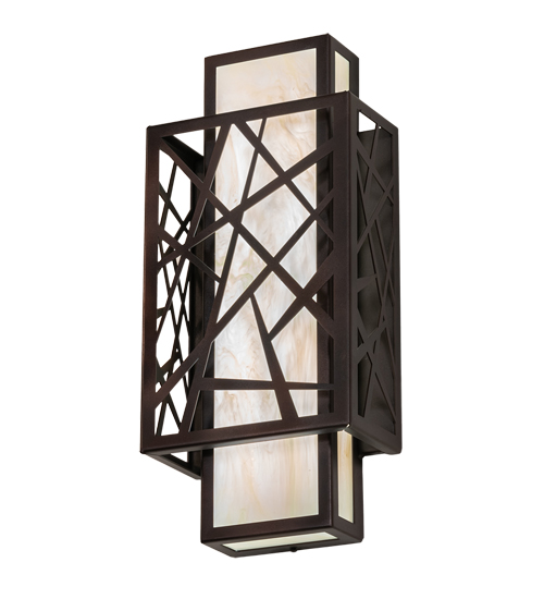 8" Wide Quadrato Rich Umador Wall Sconce | 217647