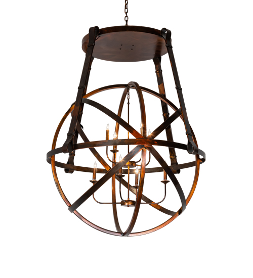 48" Wide Gimbal Grinado Chandelier | 223804