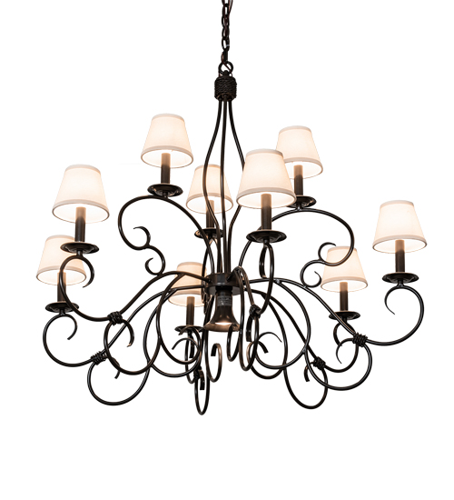40" Wide Grace 10 Light Chandelier | 224138