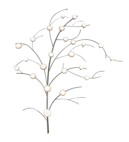 192" Wide Branches Logan Wall Art Fixture | 238638