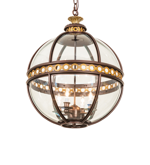 21" Wide Guilloche Pendant | 240983