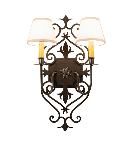 14" Wide Louisa 2 Light Wall Sconce | 241821