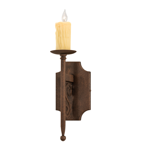 5" Wide Toscano 1 Light Wall Sconce | 242077