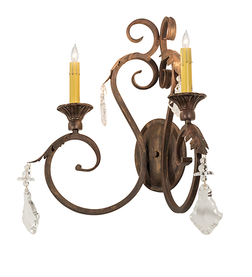 19" Wide Josephine 2 Light Wall Sconce | 242115