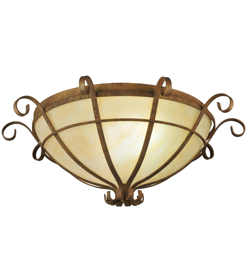 24" Wide Florentine Flushmount | 249801