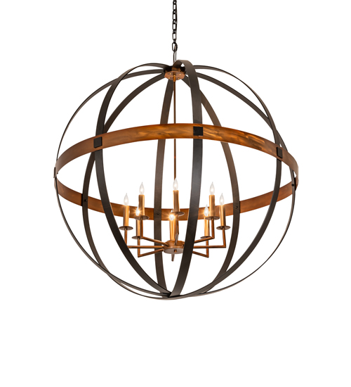 42" Wide Atlas 8 Light Pendant | 256625