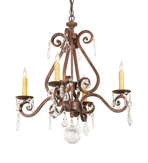 22" Wide Adrianna 4 Light Chandelier | 257372