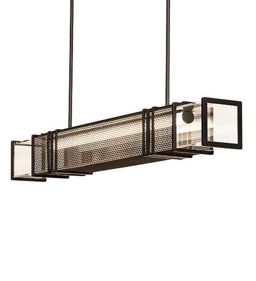 48" Long Quadrato Golpe Oblong Pendant | 258777