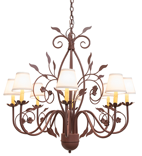 37" Wide Bordeaux 8 Light Chandelier | 260209