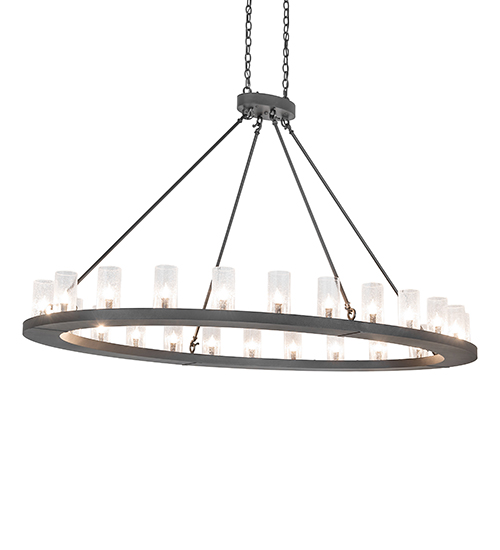 72" Long Loxley 24 Light Oblong Chandelier | 266798