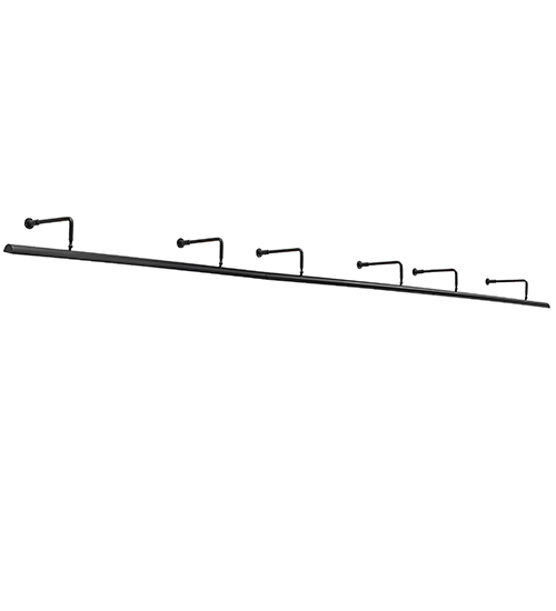 180" Wide Solar Black Sign Light Wall Sconce | 274485