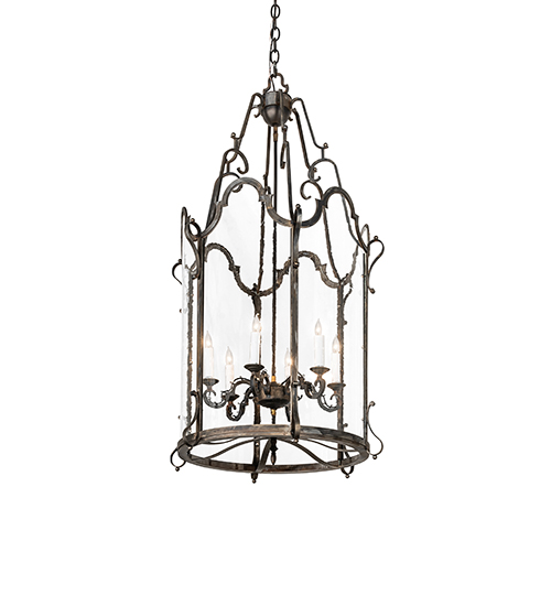 24" Wide Dubrek 6 Light Foyer Lantern | 278772