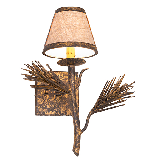 12" Wide Lone Pine Left Wall Sconce | 284396