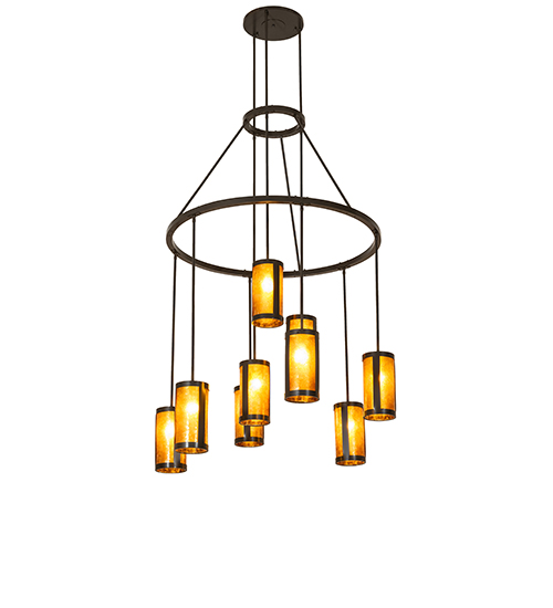 48" Wide Cartier 9 Light Cascading Chandelier | 284701