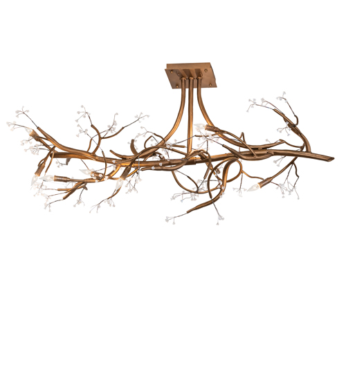 48" Long Winter Solstice Budding Chandelier | 287028