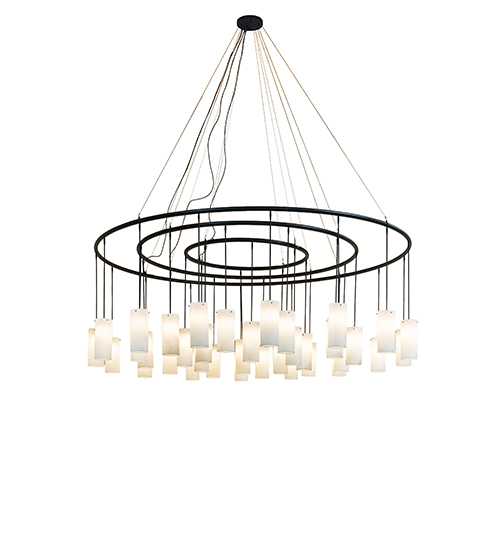 120" Wide Cilindro 36 Light Cascading Chandelier | 288173