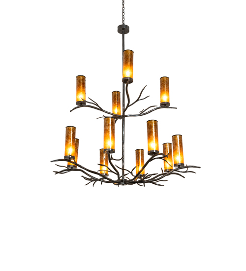 60" Wide Winter Solstice 12 Light Chandelier | 288938