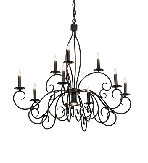 40" Wide Grace 10 Light Chandelier | 289484