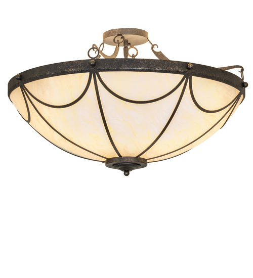 27" Wide Carousel Semi-Flush Mount | 289613