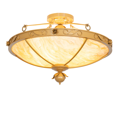 30" Wide Arabesque Semi-Flush Mount | 291540