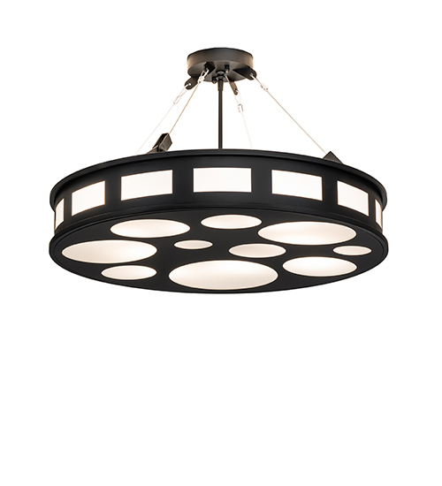 30" Wide Geo Semi-Flush Mount | 291836