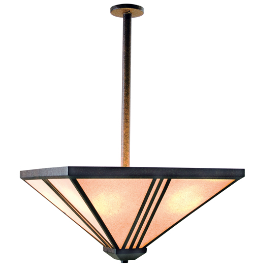 24" Square Sage Pendant | 116507