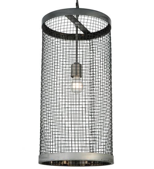 12"W Cilindro Cage Pendant | 136216