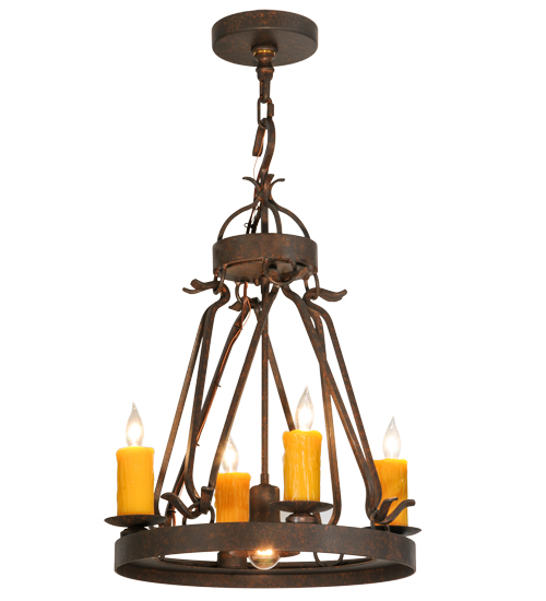 18"W Lakeshore 4 LT W/Downlight Chandelier | 148235